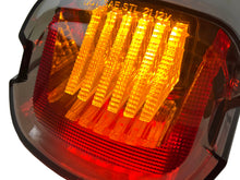 Smoked LED Tail Light Sequential Turn Signal for Harley Davidson Sportster Dyna Road King