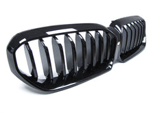 Glossy Black Front Kidney Grille Grill for BMW 5 Series G30 LCI 2021-2023 W/ Camera fg112