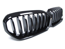 Glossy Black Front Kidney Grille Grill for BMW 5 Series G30 LCI 2021-2023 W/ Camera fg112