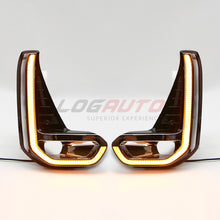 For 2020-2024 Toyota Hilux Revo LED DRL Daytime Running Light Fog Lamp Chrome W/ Turn