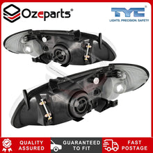 Pair LH+RH Head Light + Corner Lamp Single Reflector For Nissan Pulsar N16 2000-2003