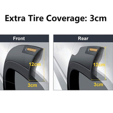 6pcs Matte Black Fender Flares Guard Trim Protector For Mitsubishi Triton MR 2019-2023 Dual Cab