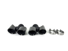 Exhaust Tips Black for Porsche 911 Carrera 991.2 NON-PSE 2017 2018 2019