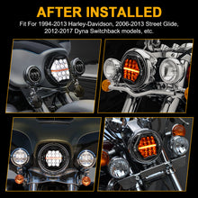 7 Inch LED Motorcycle Headlight Head Lamp w/ DRL Hi/Low Beam for Harley Street Glide 2006-2022