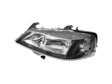 Pair Black Headlights Head Lamps For Holden Astra TS 1998-2006