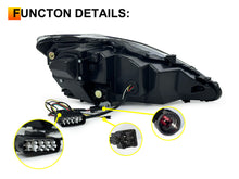 Fo Lexus IS250 IS350 2006-2013 LED Headlight Assembly DRL Signal Projector Pair