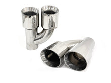 UNIVERSAL 70mm Inlet Chrome Exhaust Tips for Audi Mercedes BMW