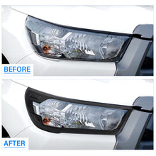 Black Headlights Cover Trim Accessories for Toyota Hilux N80 2021-2024 MY21+