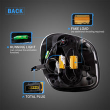 Pair Smoked LED Tail Lights For Mercedez Smart 453 Fortwo Forfour 2015-2020