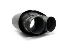 Upgrade Twin Exhaust Muffler Tips For Audi S3 S4 S5 S6 RS Look Gloss Black