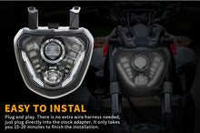 LED Projector Headlight With DRL For Yamaha MT07 FZ07 MT-07 2014 2015 2016 2017