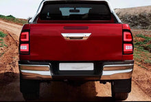Smoked LED Tail lights Fits Toyota Hilux N80 SR5 SR 2015-Onwards Dual Cab