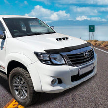 Dark Black Bonnet Protector Tinted For Toyota Hilux 2011 2012 2013 2014 SR SR5