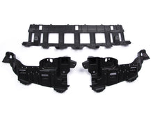 C63 Style All Black Rear Diffuser + Silver Exhaust Tips For Mercedes W205 Sedan C300 C43 AMG Bumper 2015-2021
