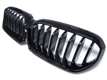 Glossy Black Front Kidney Grille Grill for BMW 5 Series G30 LCI 2021-2023 W/ Camera fg112