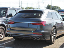 Rear Diffuser W/ Black Exhaust Tips For Audi A6 C8 S6 S-Line 2019-2023 di162