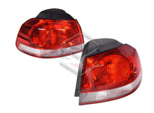 Pair LH+RH Tail Light Lamp For VW Volkswagen Golf MK6 TSI TDI Hatch 2008-2012