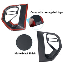 Black Side Vent Cover Trim For Next Gen Ford Everest Bi-turbo 2022 2023 2024+
