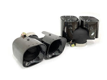 Kahn Style Black Quad Exhaust Tips Land Rover Defender 90/110 2.0 3.0