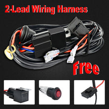 2x 6" LED Work Light Bar Spot Pods Amber Fog Lamp Offroad Drving Trcuk & Wiring