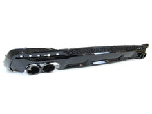 Rear Diffuser + Black Exhaust Tips For 2020-2022 Audi A4 S-line B9 S4