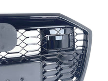 RS6 Style Black Front Bumper Grill for Audi A6 C8 S6 2019-2024 with ACC