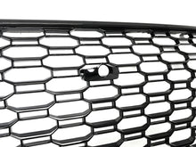 RS5 Style Badgeless Gloss Black Honeycomb Front Grille For Audi A5 S5 B9 2017–2019