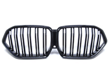 Glossy Black Dual Slats Front Bumper Kidney Grille for BMW X6 G06 2020-2023 fg117