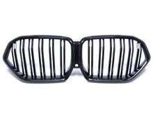 Glossy Black Dual Slats Front Bumper Kidney Grille for BMW X6 G06 2020-2023 fg117