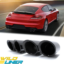 Black Exhaust Tips For 2010-2013 Porsche Panamera 971 et167