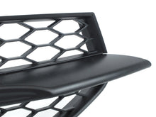For 2012-2015 Audi A7 S-Line S7 Honeycomb Front Bumper Fog Light Grille Cover Black/Chrome