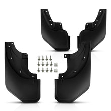 4pcs Splash Guards Mud Flaps for Toyota Land Cruiser Prado FJ250 2024+ SUV Black