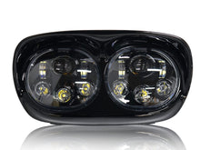 5.75" Dual LED Headlight Projector Fits For Harley Touring Road Glide 1998-2013