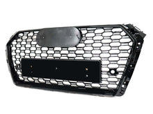 RS4 Style Honeycomb Front Bumper Grille For Audi A4 S4 B9 2017–2019