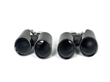 Exhaust Tips Black for Porsche 911 Carrera 991.2 NON-PSE 2017 2018 2019