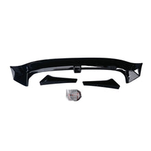 Gloss Black Rear Trunk Roof Spoiler + Window Side Wing For VW GOLF Mk7 VII GTI R 2014-2017