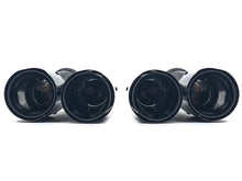 Left+Right For 2017-2023 BMW 525i 528i 530i G30 G31 Carbon Fiber Exhaust Tips Muffler Tailpipe Replacement