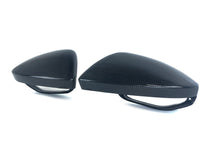 Real Carbon Fiber Mirror Caps For Audi A6 S6 RS6 A7 S7 RS7 C8 w/o Lane Assist