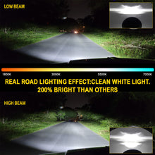 Pair 7" Inch Round Black Led Headlight For Jeep Wrangler JK LJ TJ Hi/Lo Beam