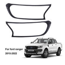 Front Headlight Head Lights Cover Trim For Ford Ranger Raptor PX3 XLT 2018-2022