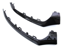 Gloss Black Front Lip Molding Trims 3PCS For Mercedes W205 C205 S205 A205 C43 AMG 2015-2018 di98