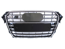 S4 Style Chrome Front Bumper Grille For Audi A4 S4 B8.5 2013–2016