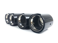 62mm Inlet Carbon Fiber Exhaust Tips Tailpipe Universal