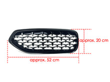 For 2019-2025 BMW G29 Z4 Black Diamond Front Bumper Grille Kidney Grill