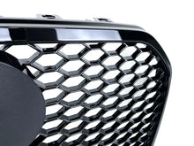 Glossy Black Front Mesh Grille Grill For Audi A6 S6 C7 2012-2015 fg146
