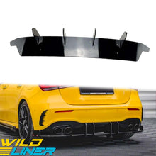 For 2019+ Mercedes A-Class W177 A35 A45 AMG Rear Diffuser Shark Fin Kit di185