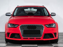 Pair Front Bumper Honeycomb Fog Light Grilles Audi RS4 2013-2015