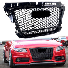 Gloss Black RS3 Style Honeycomb Front Grille For Audi A3 8P 2009–2013