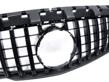 GT-R Black Front Bumper Grille for Mercedes C117 CLA200 CLA250 CLA45 2013-2016 w/o Camera fg21