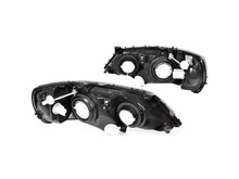 Pair Black Headlights Head Lamps For Holden Astra TS 1998-2006